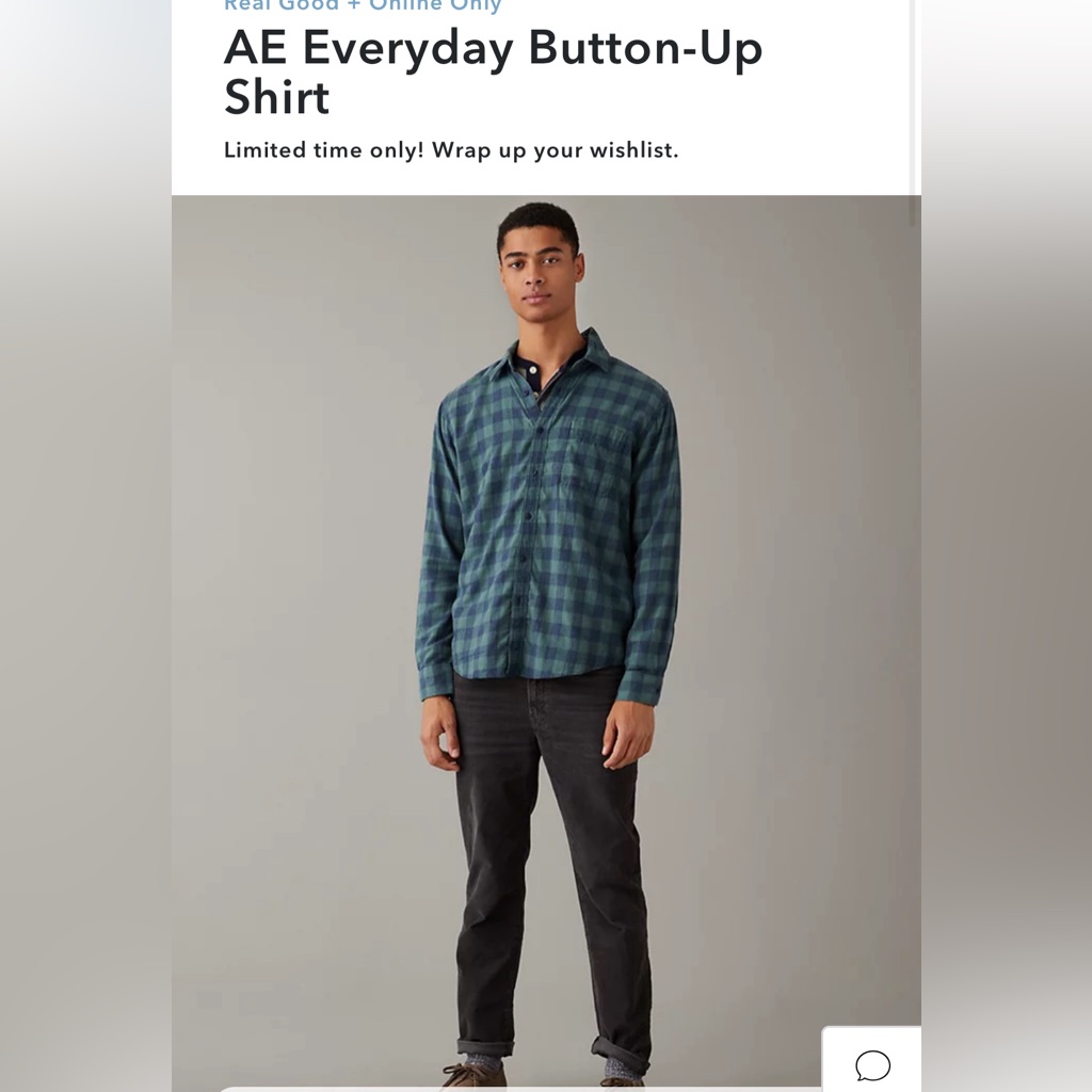 Ae Everyday Button-Up Shirt